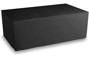 TILDENET Bosmere Protector 5000 | Rectangular Garden Table Cover | L 196cm W 114cm H 71cm | 100% Waterproof, UV Protected, Heavy Duty 600D | 5 Year Guarantee | MB560