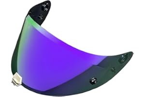 MTDVZR HJ-26 Helmet Visor Replacement,UV Protection Helmet Face Shield Compatible with HJC Rpha 70,Rpha 70 St,Rpha 11,Rpha 11 Pro,HJ-26St (Revo Deep Purple-Day Use Only)