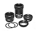 Price comparison product image TS-Optics C-Mount Adapter - Extension Tubes and Spacer Rings set 6 pc. for C-Mount + CS Mount Components, 1796N