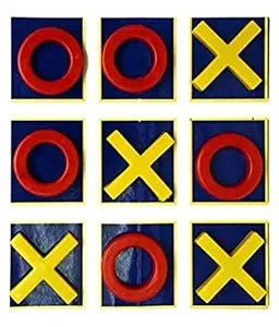 INAAYA Criss Cross Game XOXO for Kids Children Toddlers Boys Girls | Birthday Party Present & Return Gift Items | Indoor Game (Multicolor) (Single)