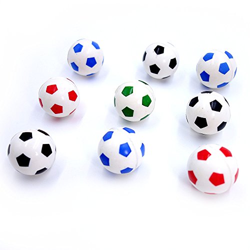 German Trendseller® – 12 x Springbälle Fußball – Mix für Kinder ★ NEU ★ ┃ Kindergeburtstags Mix ┃ Mitgebsel ┃ SUPER Sprungkraft ✔ ┃ 12 Stück - 2