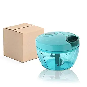 N A Express Chopper Vegetable Cutter, Pool Green Pack of 1 (425 ml)