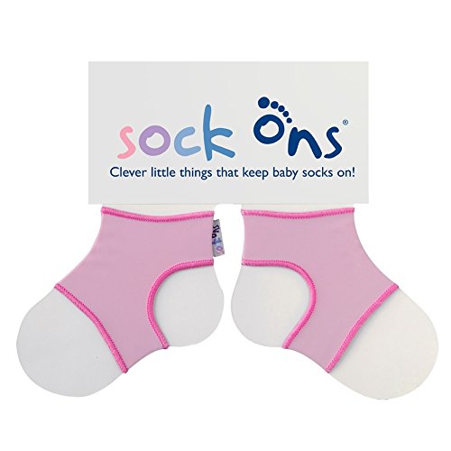 Sock Ons - 6-12 Months in BABY PINK