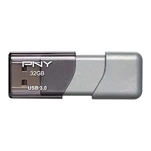 PNY Turbo 32GB USB 3.0 Flash Drive - P-FD32GTBOP-GE