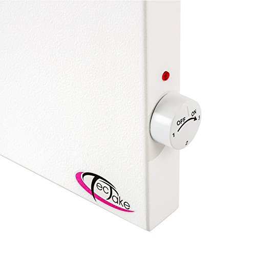 TecTake® Infrarotheizung Hybrid Paneel Heizplatte Heizpaneel 1400 Watt manueller Thermostatregler ink. Wandhalterung, Heizfolie Made in Germany - 2