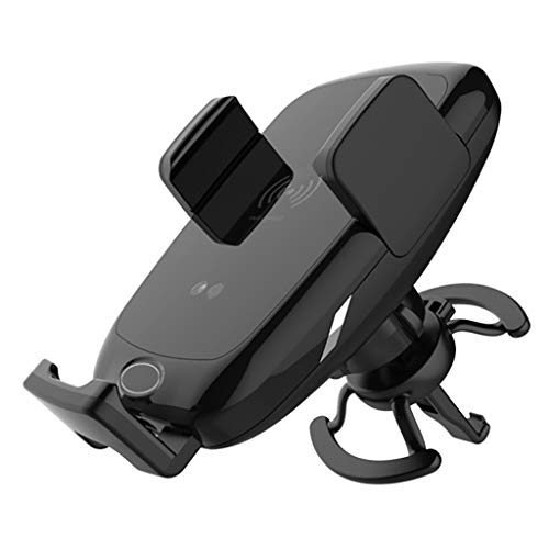 Preisvergleich Produktbild Jamicy Qi Wireless Charger, Automatisches klemmendes kabelloses Auto-Ladegerät, Kompatibel mit Allen Größengeräten von 4,0 Zoll bis 6,0 Zoll