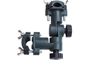 SEIWEI Fishing Umbrella Holder Clamp, Universal Umbrella Mount Clip for Fishing Chair Parasol, Adjustable Bracket for Bait Tray Rod