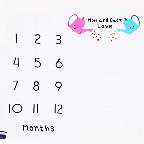 baby milestone bedsheet