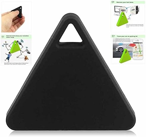andensoner 4.0 Anti-lost Triangle Tracker Finder Key Finder Bluetooth Two-way anti lost(Black)