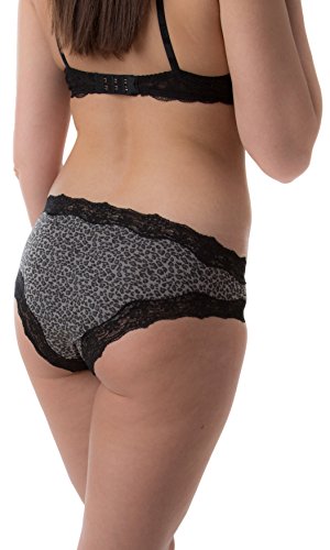 Pack-of-2-Passionelle-Womens-Sexy-Shorty-Style-Briefs-Luxury-Blended-Fabric