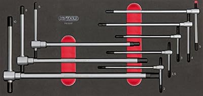 KS Tools Module de clés mâles 6 pans à poignée en T, 8 pièces KS TOOLS 713.5017