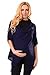 Purpless Maternity and Nursing Cardigan 9005 (UK 8-10, Navy)