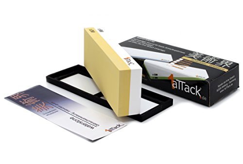 Schleifstein Set (5 Stück = 10 Körnungen) 240 – 600 – 800 – 1000 – 1500 – 2000 – 3000 – 4000 – 5000 – 8000 Körnung, Wasserstein Wetzstein aus hochwertigem Korund mit rutschfester Naturkautschuk Unterlage - 7