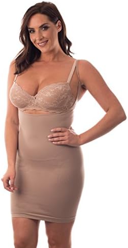 Full Lenth Body Shaping Slip Firm Control Italian Shapewear for Tummy Waist Thighs & Bottom