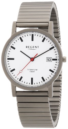 Regent Herren-Armbanduhr XL Analog Titan 11090210