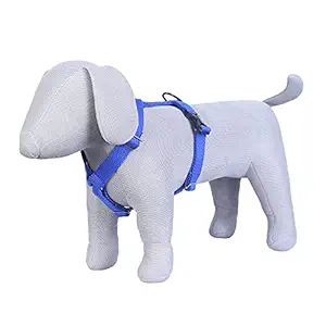Pets Like Dog Spun Poly Full Harness Royal Blue(Small)