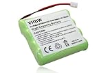 vhbw NiMH Akku 700mAh (4.8V) für Babyfon Philips Babyphone SBC-EB4870 A1507, SBC-EB4880 A1507 wie MT700D04CX51.