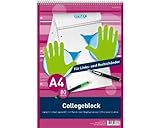 Para zurdos y diestros. Stylex 43876 Colegio bloque A4, 80 hojas al cuadrado de izquierda y derecha distribuidor