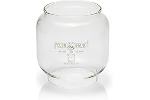 Feuerhand Clear Replacement Glass for Schott Suprax Storm Lantern 1276, Shatterproof Borosilicate, Easy to Install