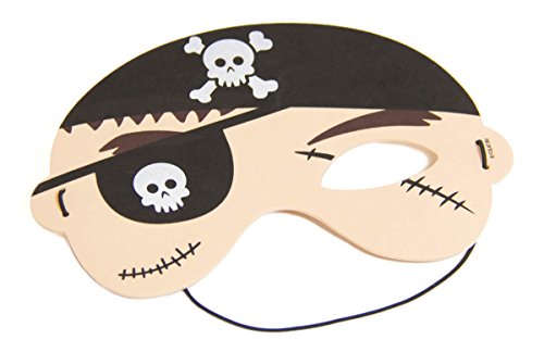 28-teiliges * KINDERPIRATEN SCHATZSUCHE SET * mit Schatztruhe + Schatzkarte – Goldtaler + Maske + Schwert + Verkleidung + uvm // Schatzkiste Schatzbox Truhe Kiste Box Piraten Schatz Party Kindergeburtstag Geburtstag - 5