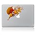 Produktbild Macbook Haut Aufkleber, Morbuy Abnehmbare Weihnachten Kunst Kreative Anti-Kratzer Beschichtung Haut Vinyl Schutzaufkleber (15'', Weihnachtsmann 1)