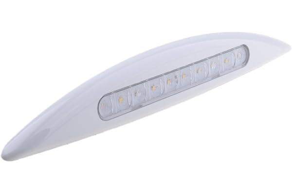 12V LED Lampe d'éclairage de porche extérieur Lampe Lumière d'abris avec Housse de Protection pour véhicules de camping caravanes et camping-cars