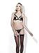 Produktbild Smiffys 43840M - Fever Burlesque Fantasia BH mit Perlen-Details und Crotchless Thong