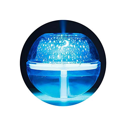 Preisvergleich Produktbild LED-Projektionslampe Feuchtigkeits-Kristall-Traumprojektion Starren Nachtlicht 500Mlusb Nachtlichtbefeuchter Für Schlafzimmer