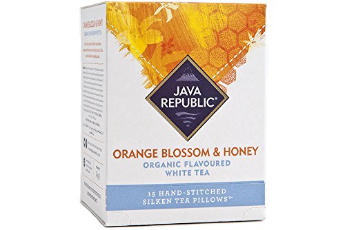 Orange Blossom and Honey Organic Flavoured White Tea, 15 Tea Pillows (1 Box)