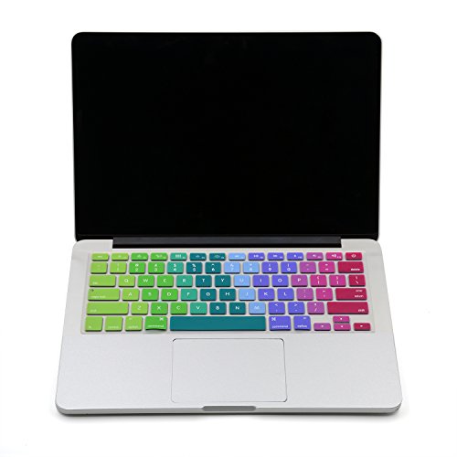 i-Buy Silicone Keyboard Cover Film Sticker for Macbook Air 13 and Pro 13 / 15(No Touch Bar)[USA Layout]- Rabinow - 4