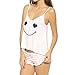 Tenflyer Nightwear Comfort Lingerie Cute Printed Pattern Nightwear Pajamas Sleepwear Top + Underpants