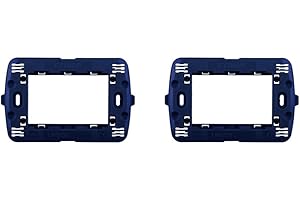 Elektronova, supporto 3 posti (503) compatibile con BTicino LivingLight, confezione da 2 pezzi