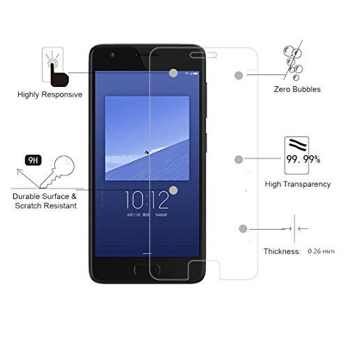 bdeals 1 Pack Glas Schutzfolie Displayschutzfolie Anti-Kratz Panzerglasfolie für Lenovo ZUK Z2 - 2