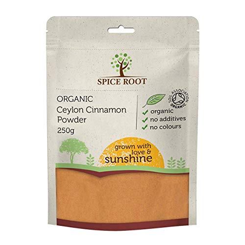 Bio Canela Ceilán en polvo 250g (Ceilán Canela organico) - Calidad superior, certificado orgánico | Vegano | Variedad Ceilán