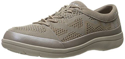 Skechers Lite Step-Reactive, Zapatillas para Mujer, Beige (Dktp), 37 EU