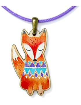 Kinder Schmuck Kette HOLZ *** ETHNO FUCHS ***