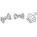 COM-FOUR ® 30 PC 3D Nail Art Decoration Rhinestone In