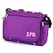 Zeta Luxury Complete Changing Bag with Changing Mat (Plum Dots, Large)