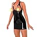 Produktbild EXLATEX Weibliche Cupless Latex Gummi Tight Fitting Fetisch rmelloses Kleid