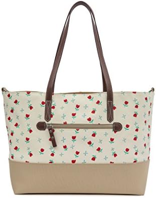 Pink Lining Notting Hill Tote Tulips and Forget Me Nots Changing Bags