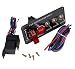 For Racing Car-DC12V Ignition Switch Panel 5 in 1 Car Engine Start Push Button LED Toggle RS.4254.00