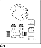 Oventrop Heizkörper-Zubehör-Set