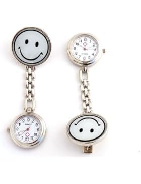 N$B BU-98 Super süße Smily Krankenschwester Uhr Weiss