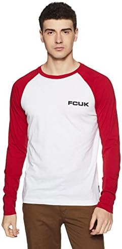 French Connection Men's Solid Slim Fit T-Shirt