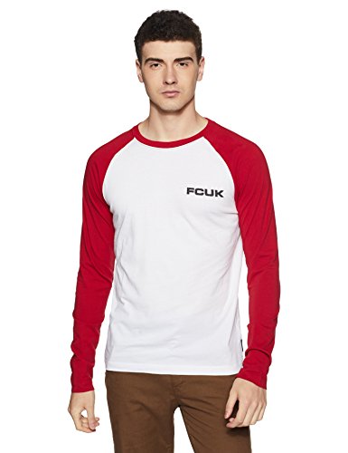 French Connection Men's Solid Slim Fit T-Shirt