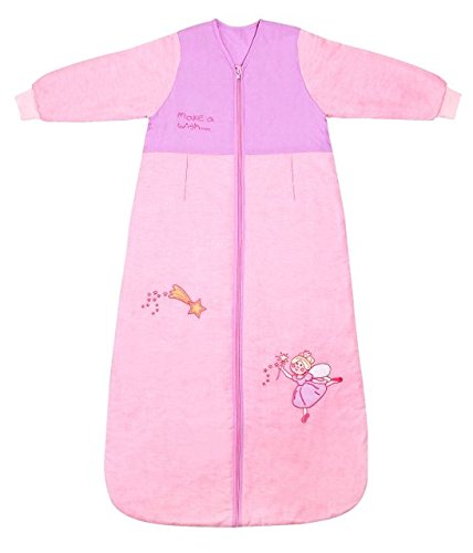 Slumbersac Winter Baby Sleeping Bag Long Sleeves approx. 3.5 Tog - Pink Fairy - 12-36 months