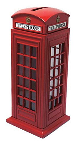 alytimes London Red Telephone Box Druckguss Spardose