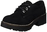  COOLWAY CHERBLU, Zapatos de Cordones Oxford para Mujer, Negro (Blk 000), 39 EU