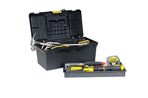 Stanley Werkzeugbox Classic Line mit Organizer, 39.4 x 22.2 x 16.2 cm, Kunststoff-Schließe, Vorhängeschloss-Öse 1-93-335 - 4
