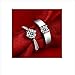 dc jewels Sterling Silver Couple Ring for Men and Women RS.599.00